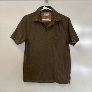 Banana Republic Mens Fitted Pima Cotton Polo Lightweight Short Sleeve Shirt M